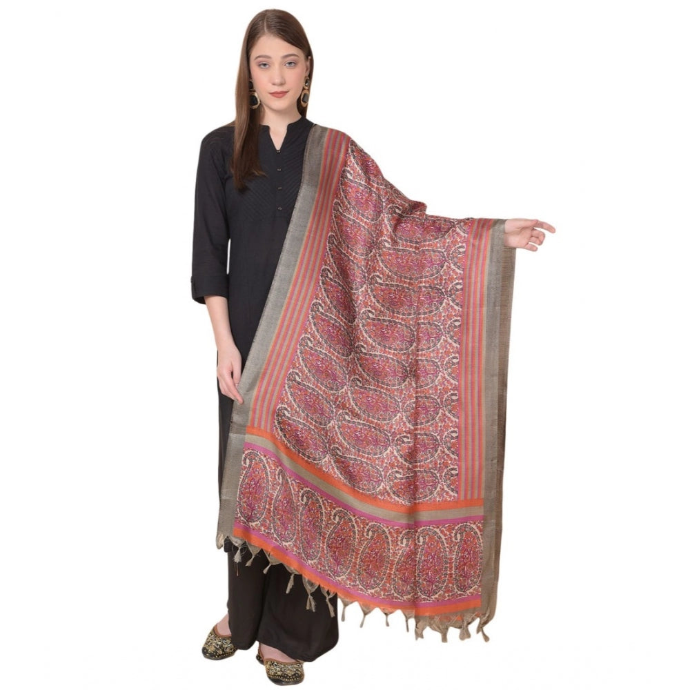 Wonderful Women's Art Silk Printed Dupatta