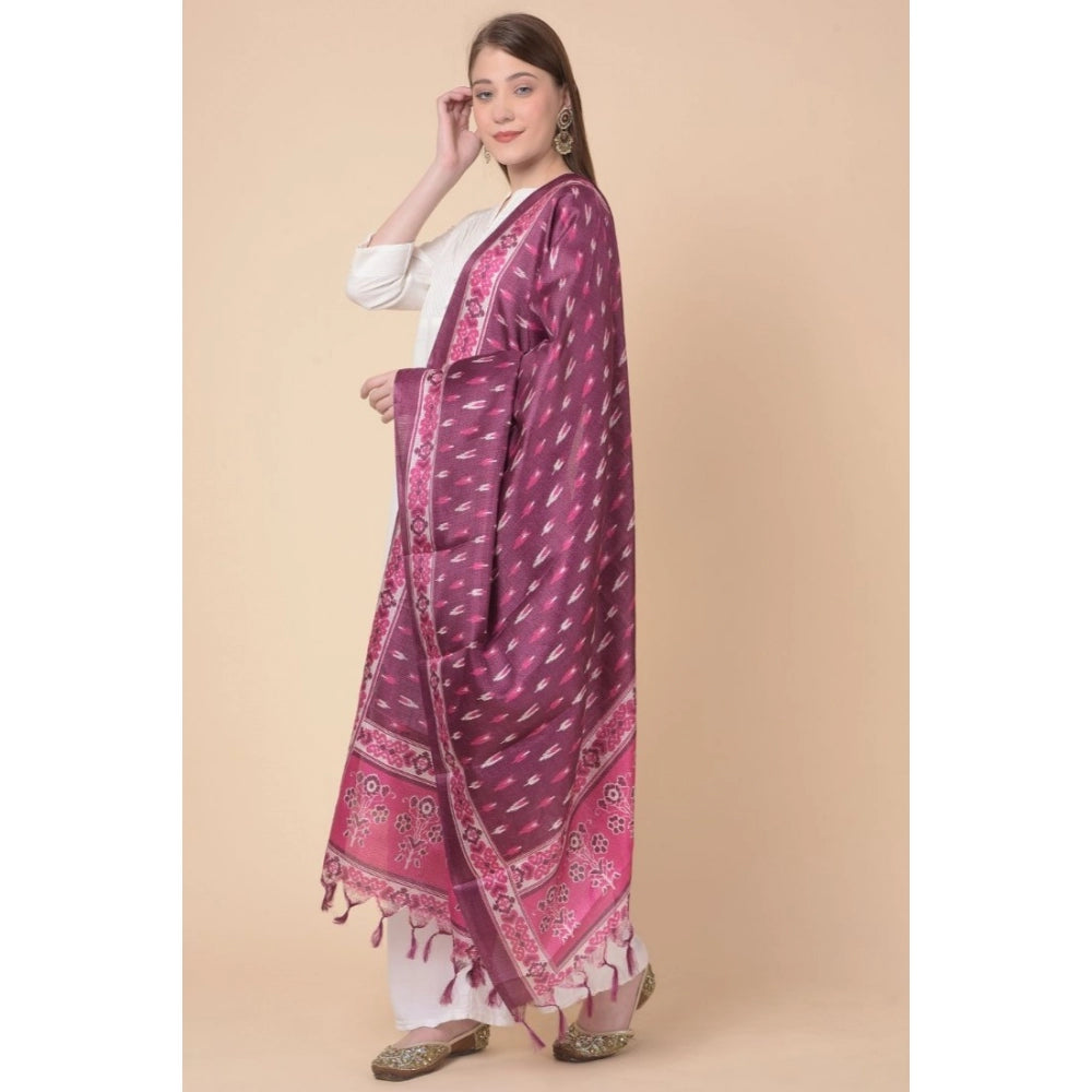 Graceful Women's Art Silk Printed Dupatta