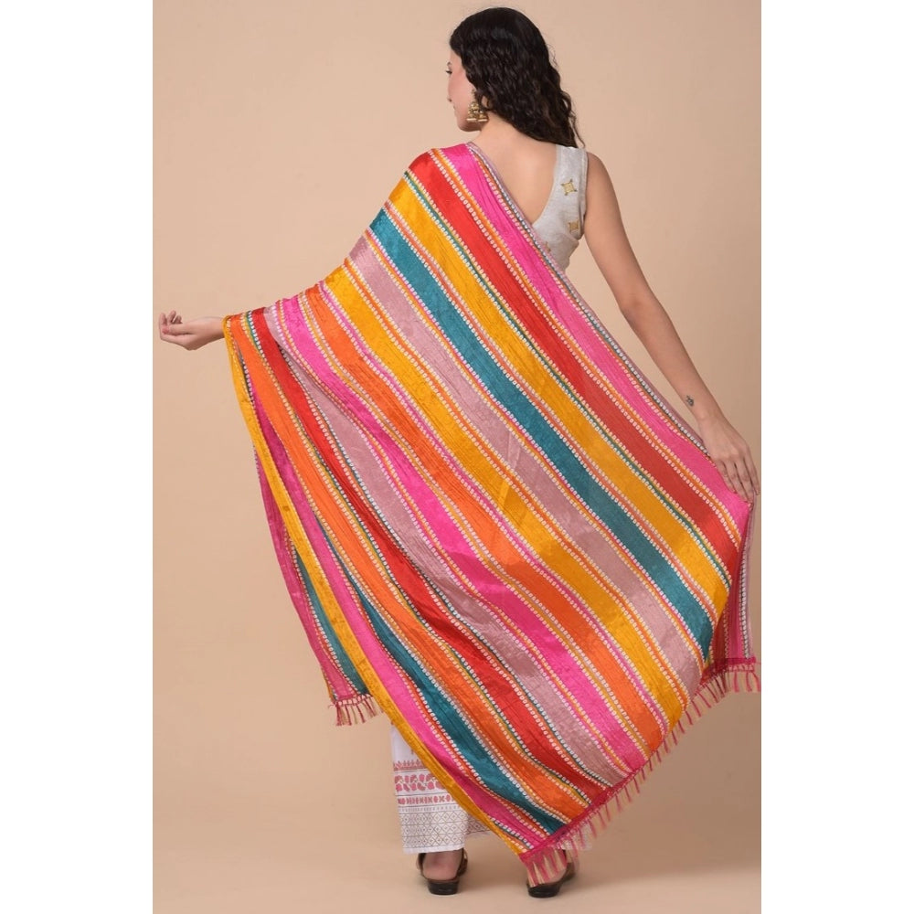 Graceful Women's Chanderi Printed Dupatta