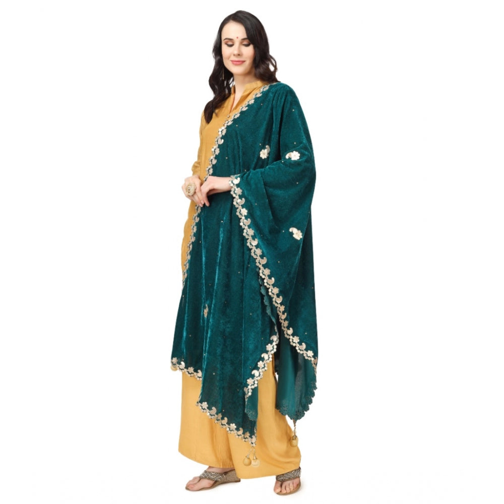 Alluring Women's Velvet Gotta Patti Dupatta