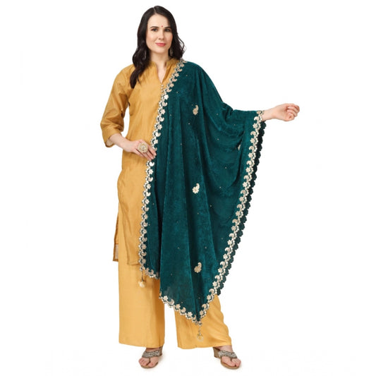 Alluring Women's Velvet Gotta Patti Dupatta