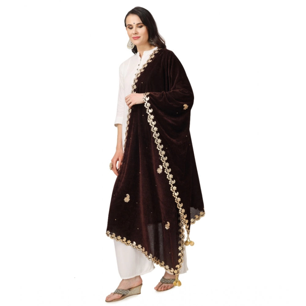 Alluring Women's Velvet Gotta Patti Dupatta