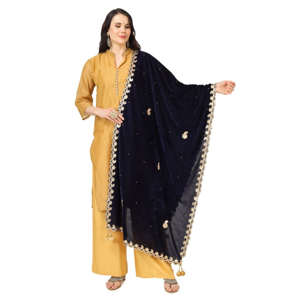 Alluring Women's Velvet Gotta Patti Dupatta