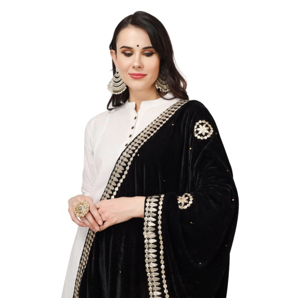 Alluring Women's Velvet Gotta Patti Dupatta