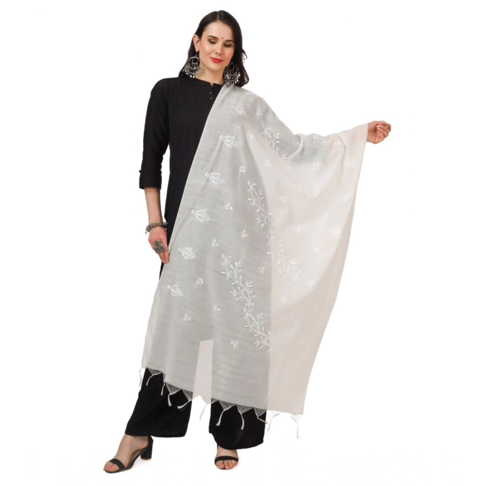 Stunning Women's Cotton Embroidered Dupatta