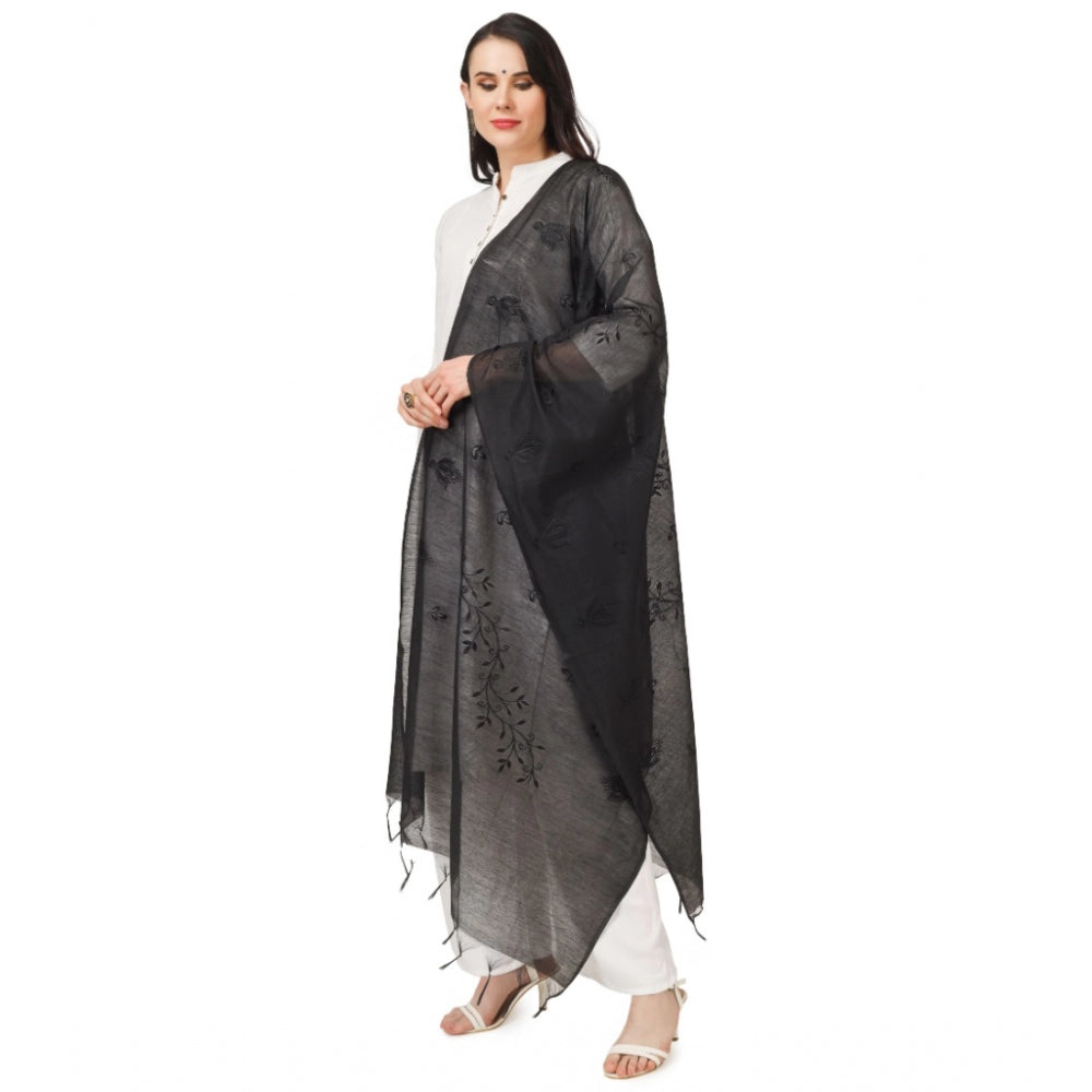 Designer Women's Cotton Embroidered Dupatta