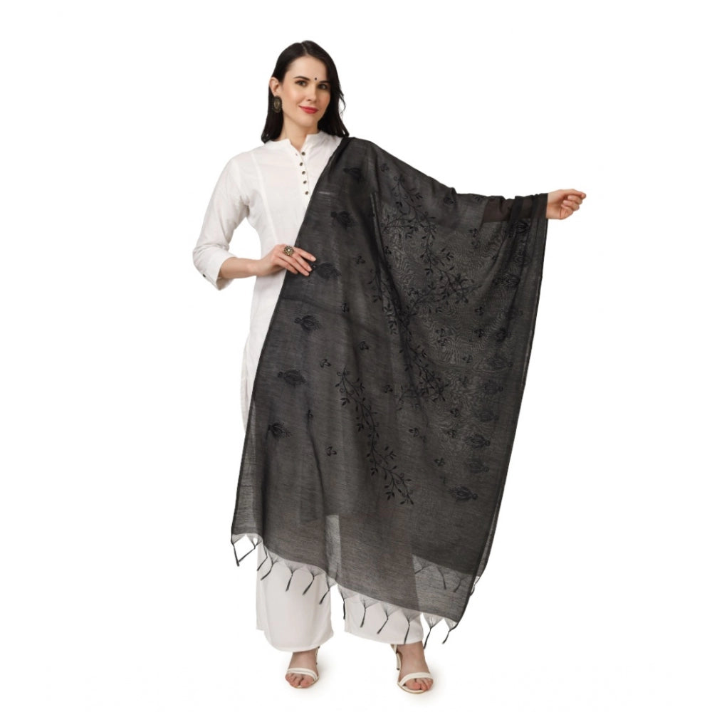 Designer Women's Cotton Embroidered Dupatta