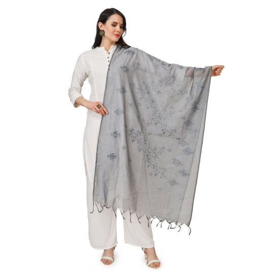 Designer Women's Cotton Embroidered Dupatta