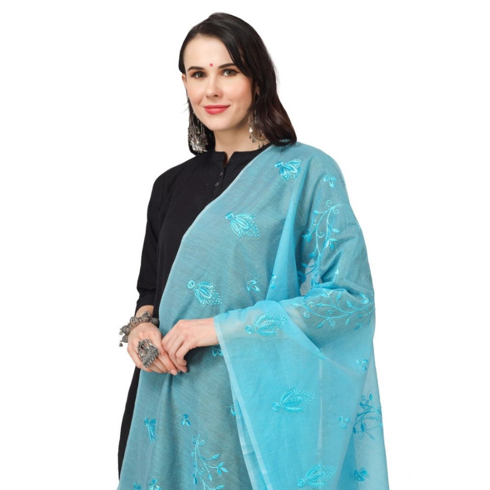 Designer Women's Cotton Embroidered Dupatta