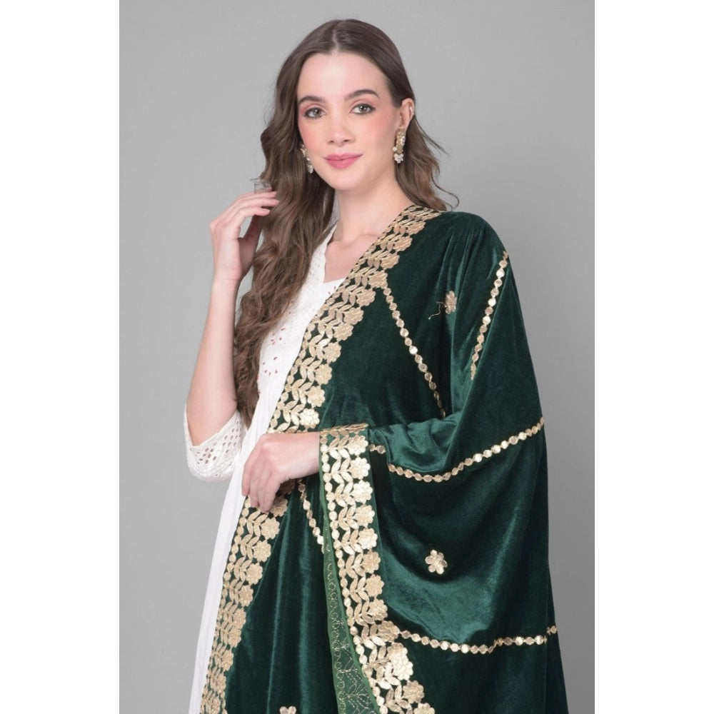 Alluring Women's Velvet Gotta Patti Dupatta