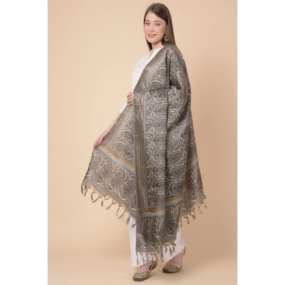 Wonderful Women's Art Silk Printed Dupatta