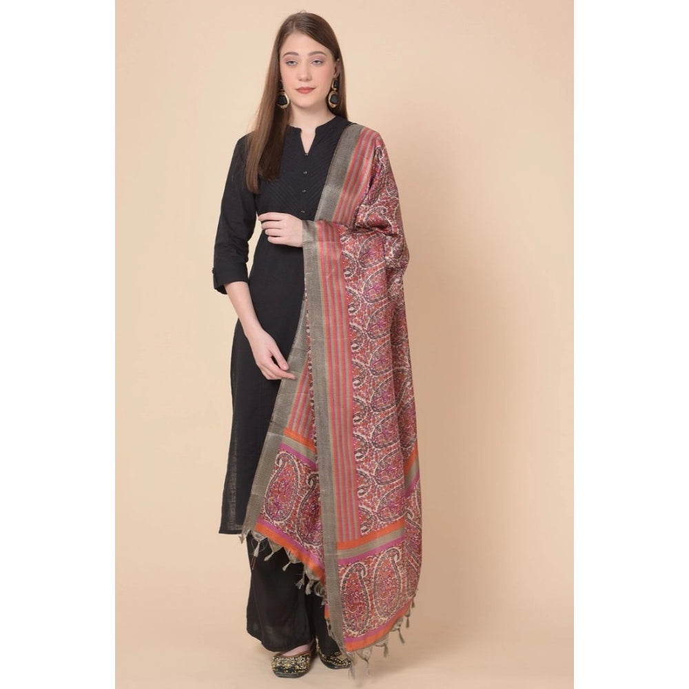 Wonderful Women's Art Silk Printed Dupatta