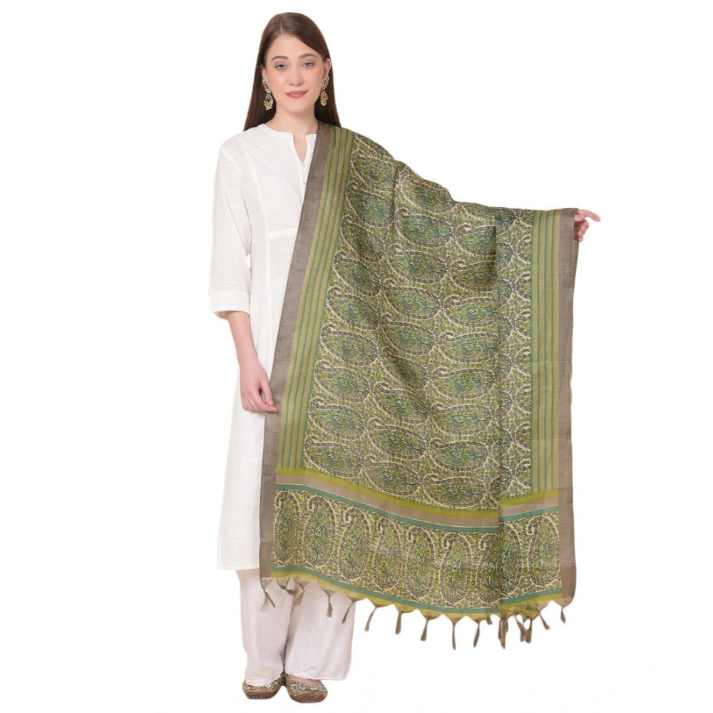 Wonderful Women's Art Silk Printed Dupatta