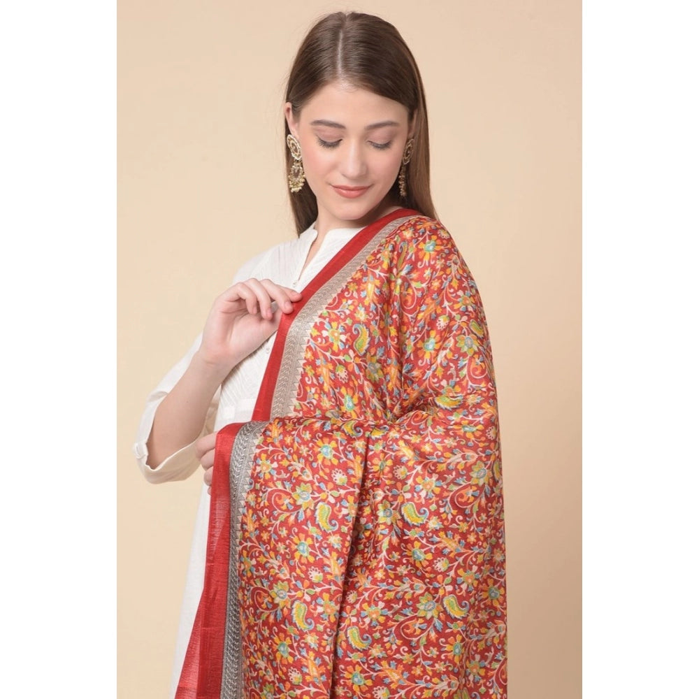 Graceful Women's Art Silk Printed Dupatta