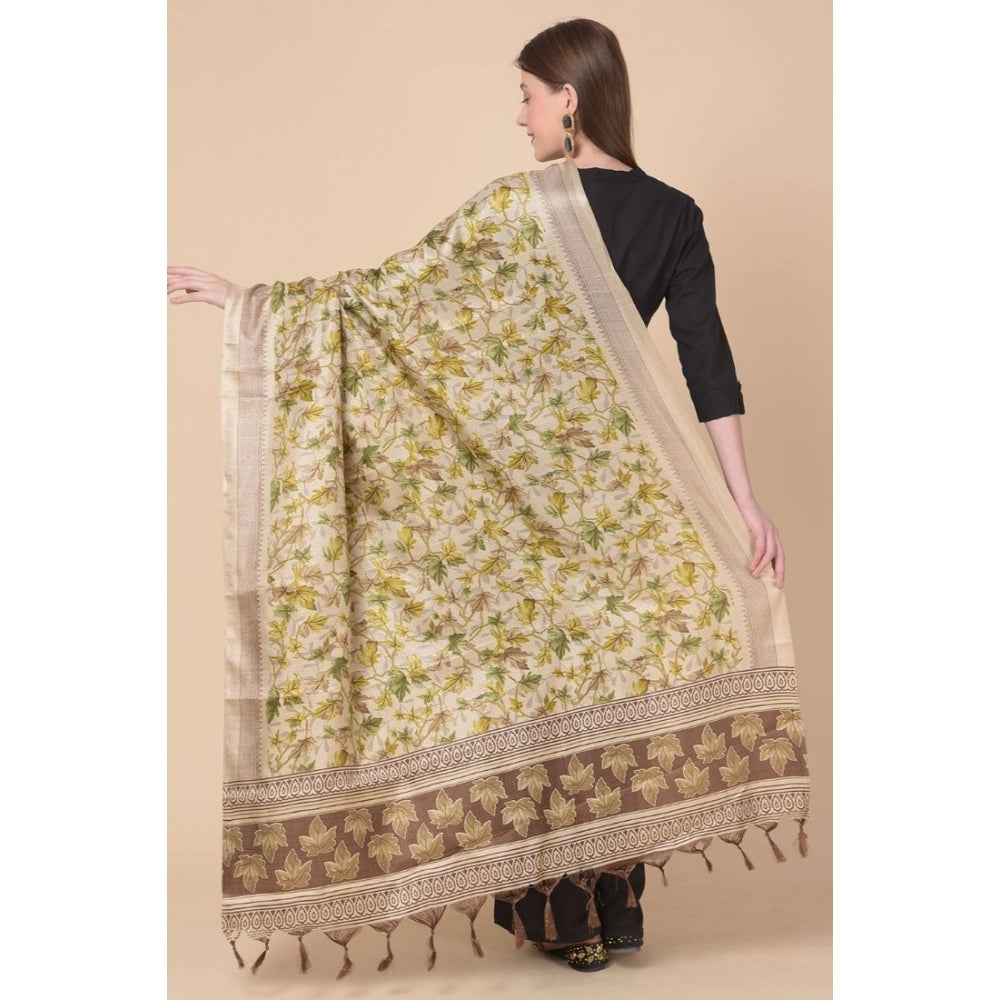 Wonderful Women's Art Silk Printed Dupatta