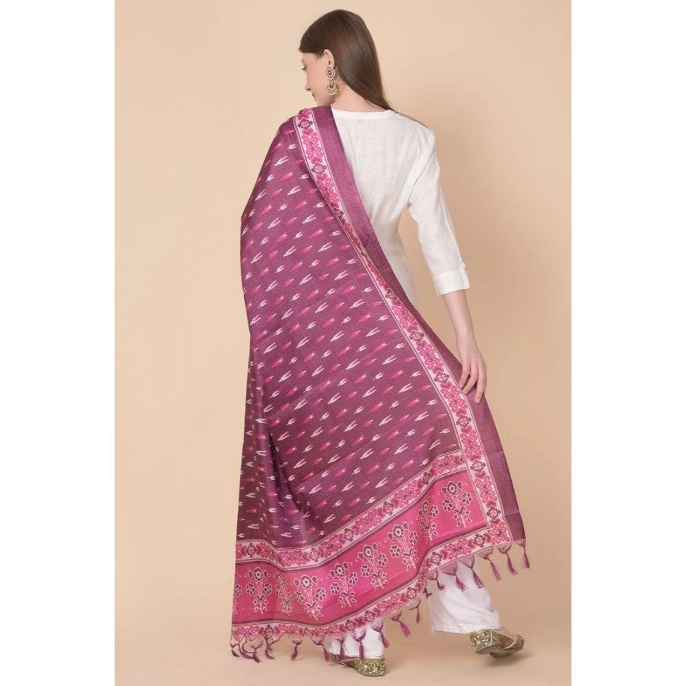 Graceful Women's Art Silk Printed Dupatta