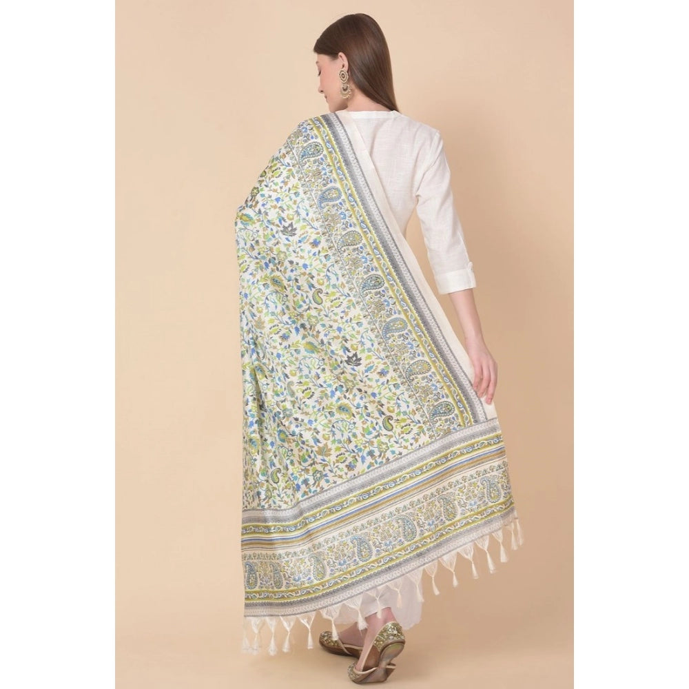 Wonderful Women's Art Silk Printed Dupatta