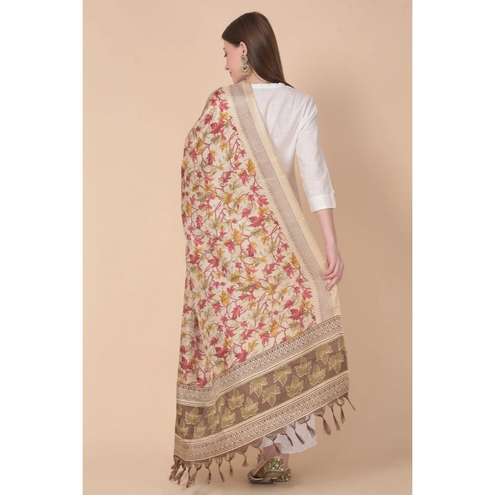 Wonderful Women's Art Silk Printed Dupatta