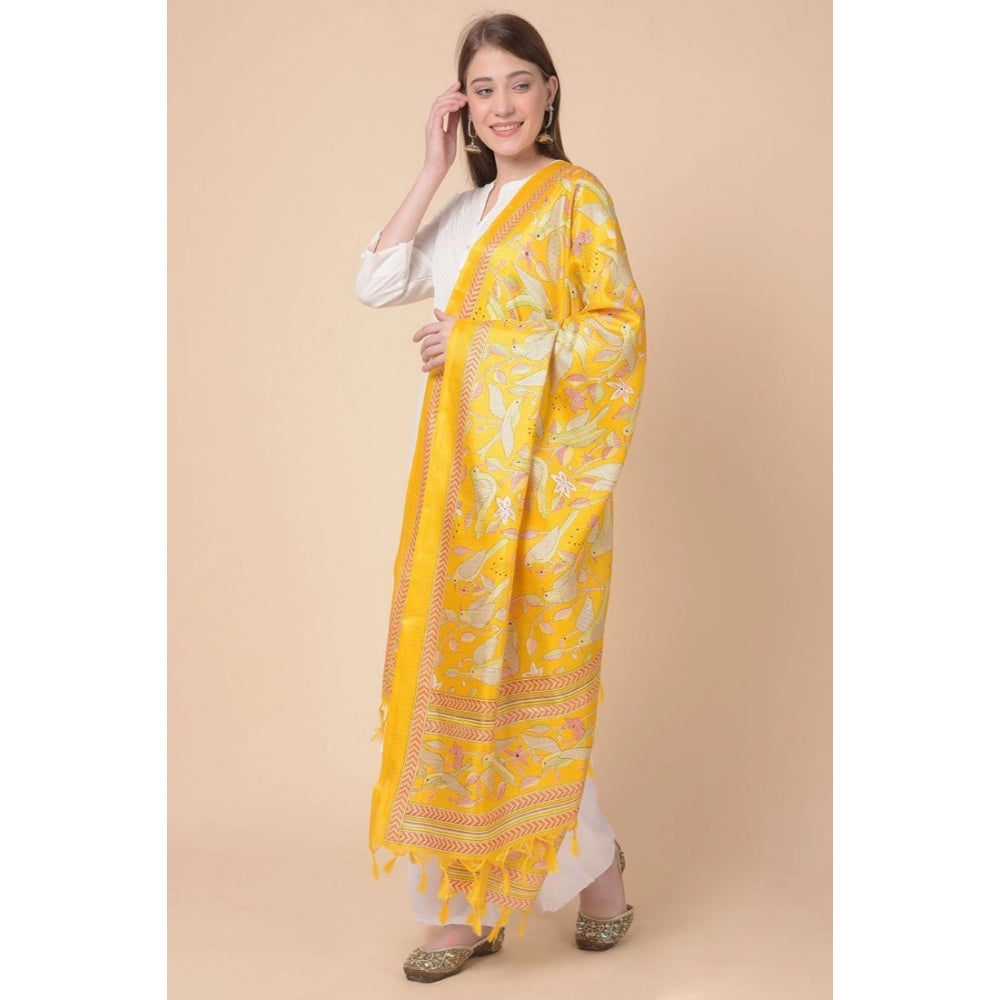 Graceful Women's Art Silk Printed Dupatta