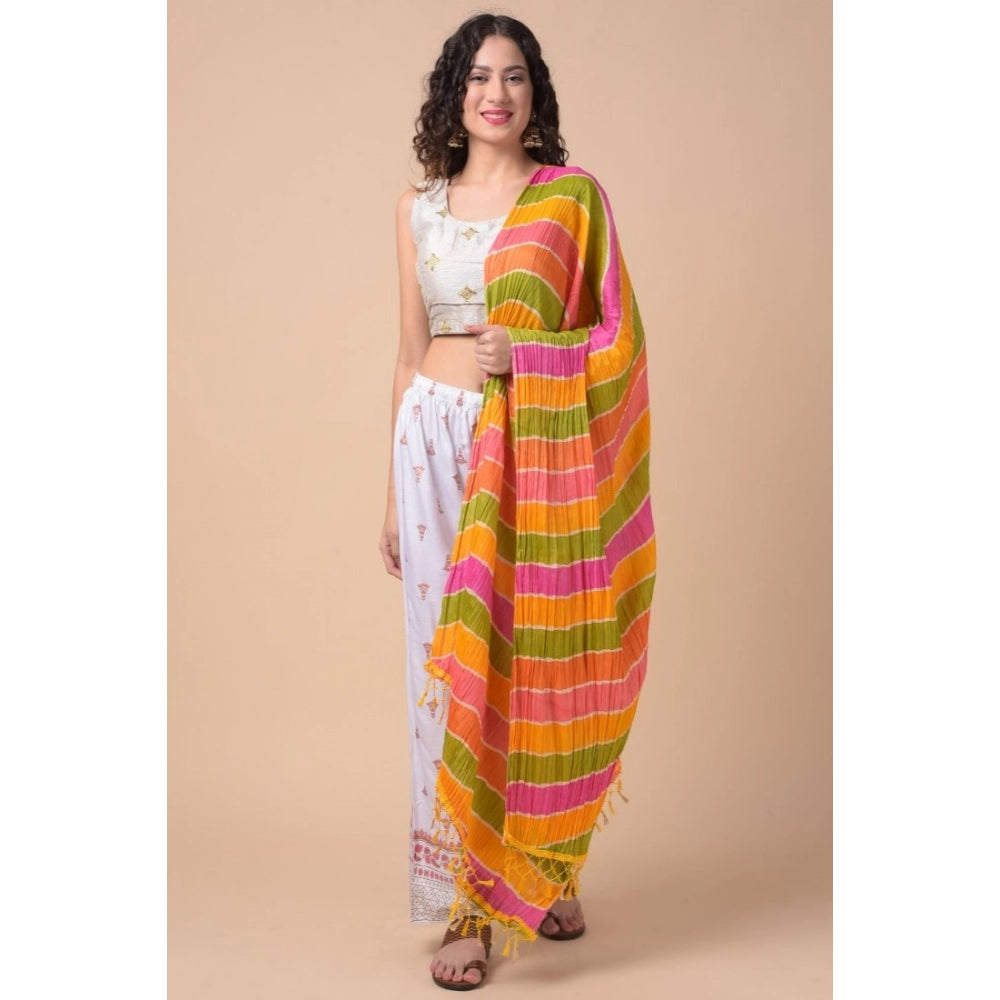 Graceful Women's Chanderi Printed Dupatta