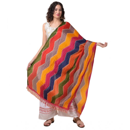 Graceful Women's Chanderi Printed Dupatta