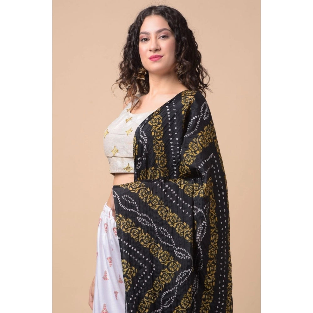 Graceful Women's Chanderi Printed Dupatta