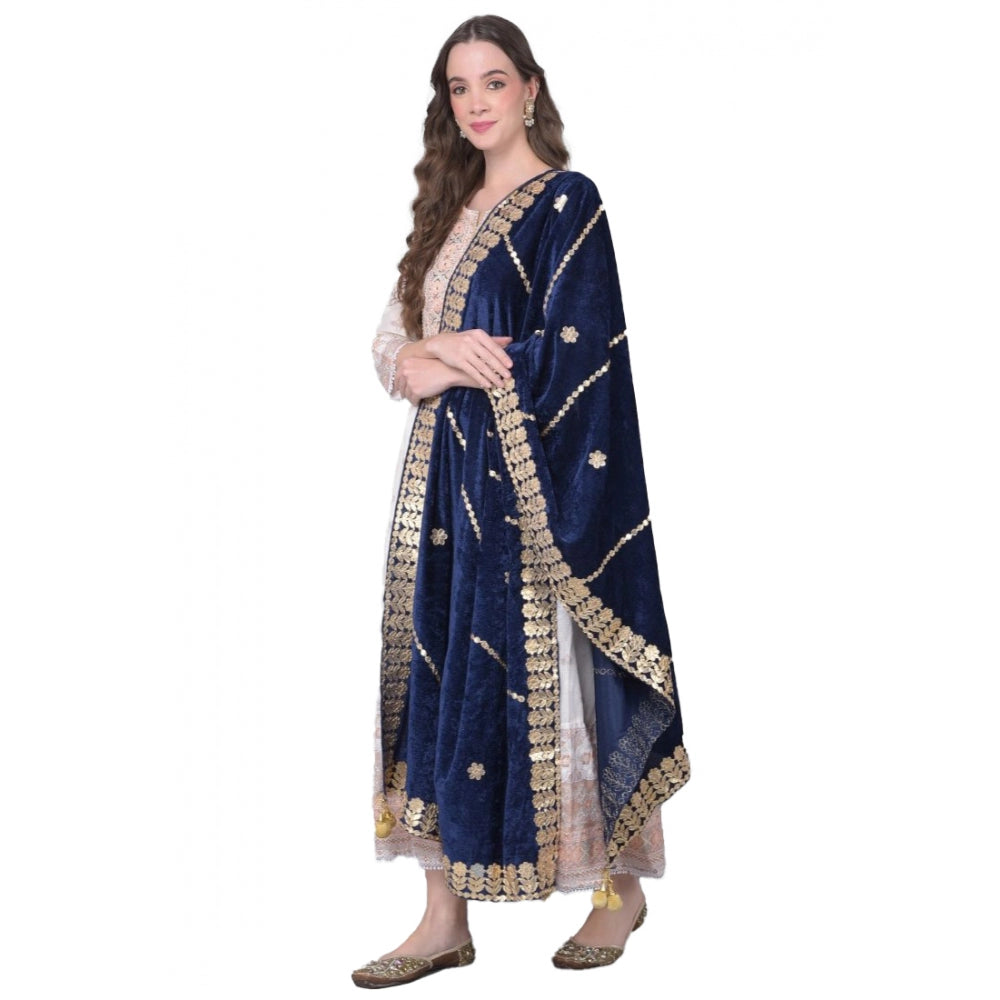 Alluring Women's Velvet Gotta Patti Dupatta