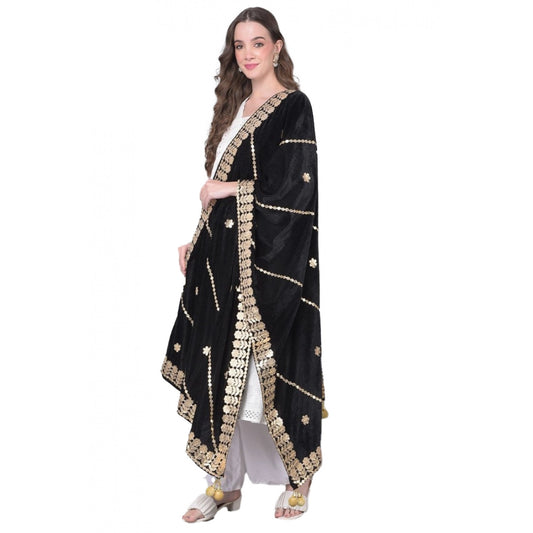 Alluring Women's Velvet Gotta Patti Dupatta