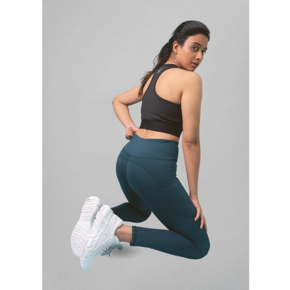 Attractive Polyster Soild Sport Leggings