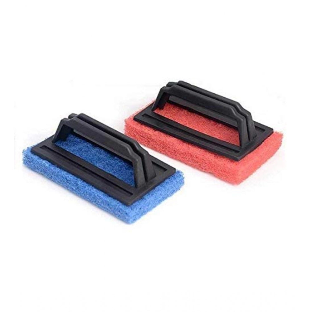 Alluring Pack Of 2 Tile Cleaning Multipurpose Scrubber Brush with Handle