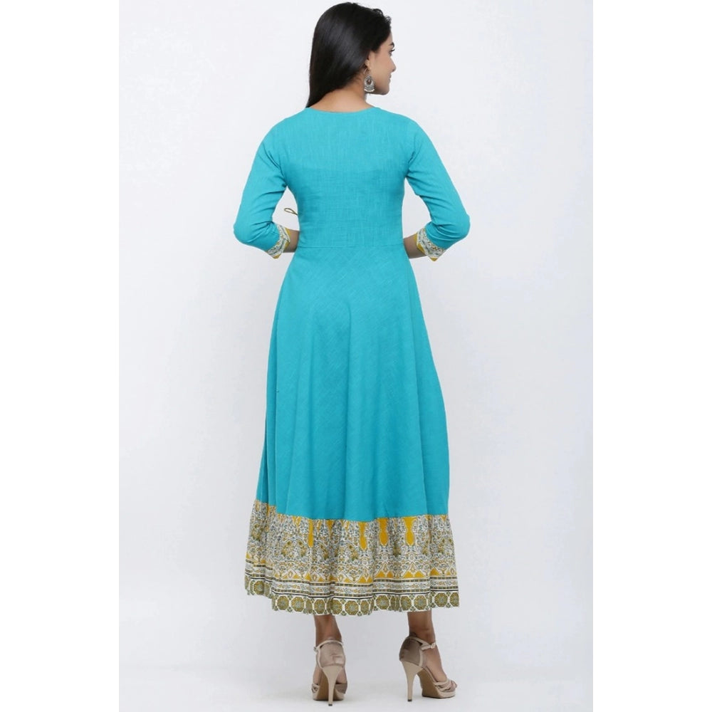 Fancy Embroidered Cotton Blend Kurti