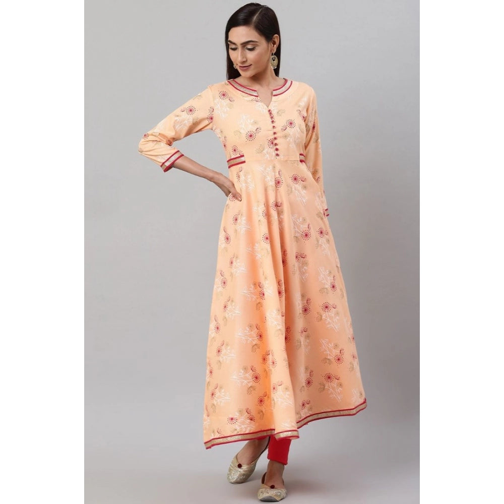 Fancy Floral Printed Rayon Kurti