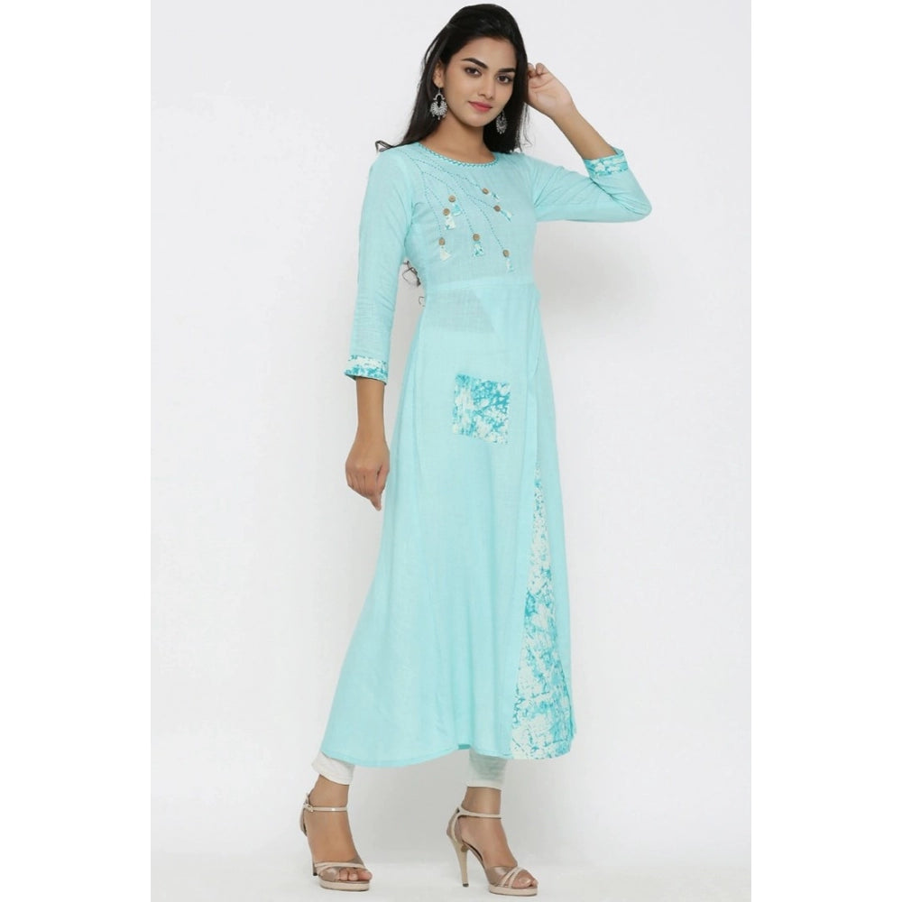 Fancy Embroidered Rayon Kurti