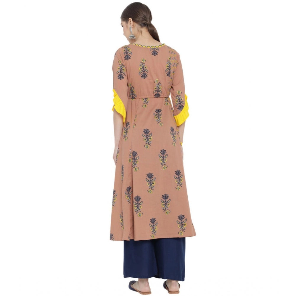 Fancy Floral Printed Cotton Kurti