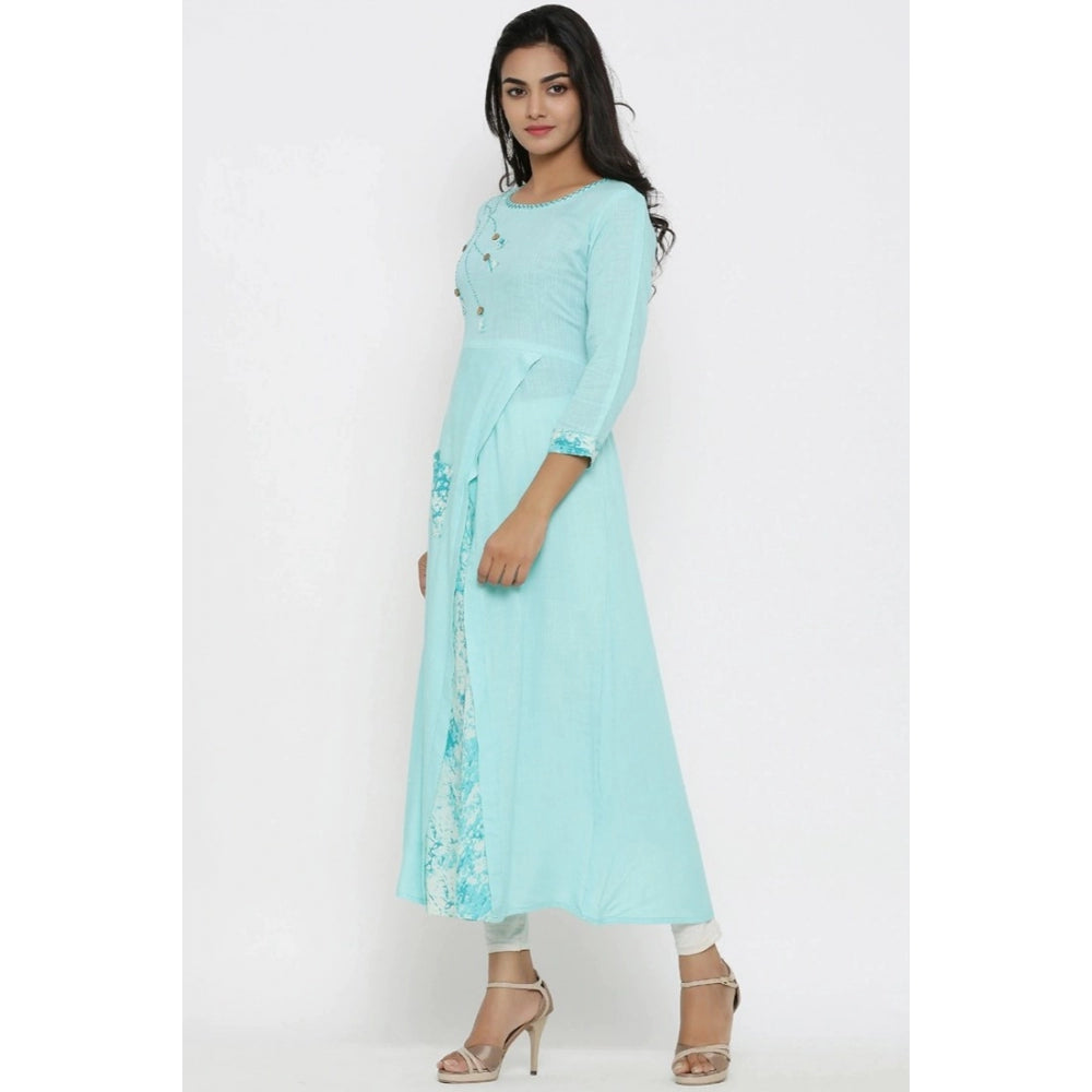 Fancy Embroidered Rayon Kurti