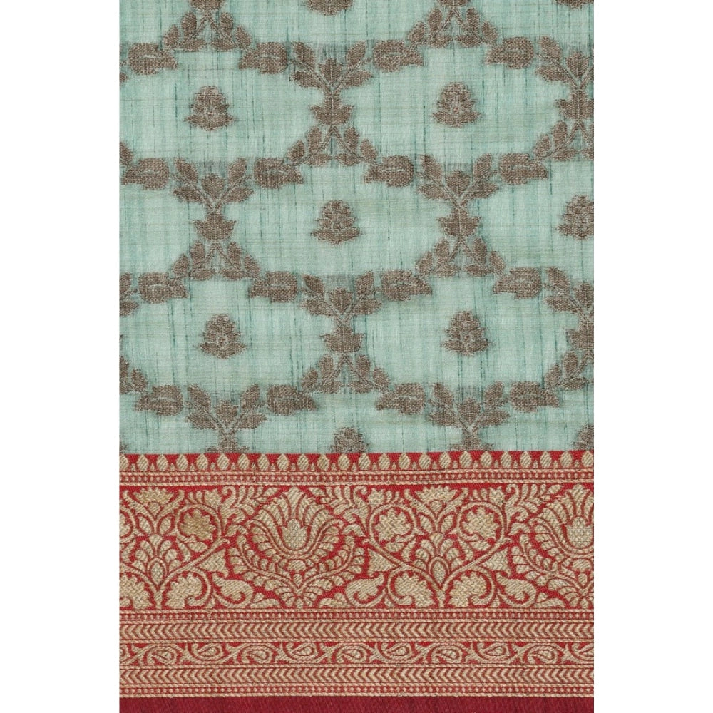 Graceful Chanderi Cotton Printed Saree With Blouse Piece