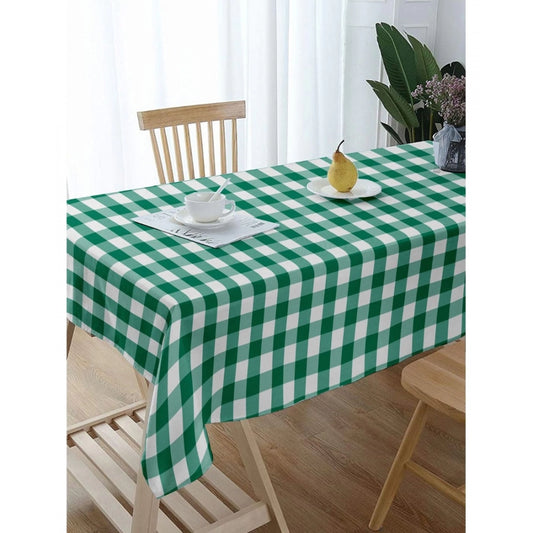 Graceful Checked Cotton Checks Table Cloth