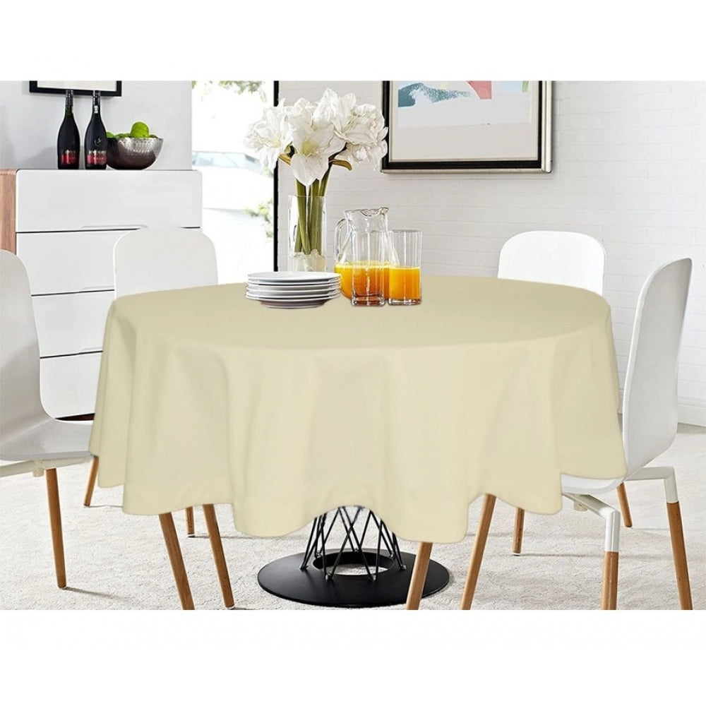 Voguish Solid Cotton Plain Table Cloth