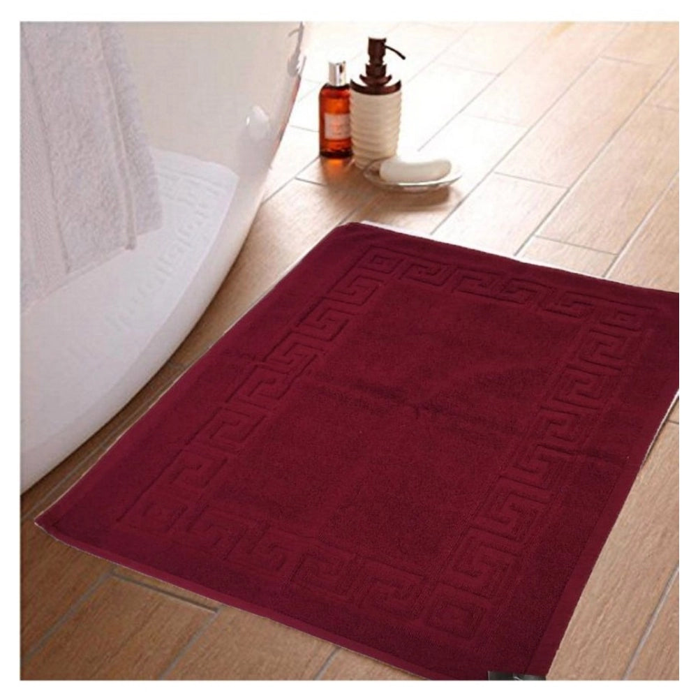 Gorgeous Solid Cotton Hotel Bathmats