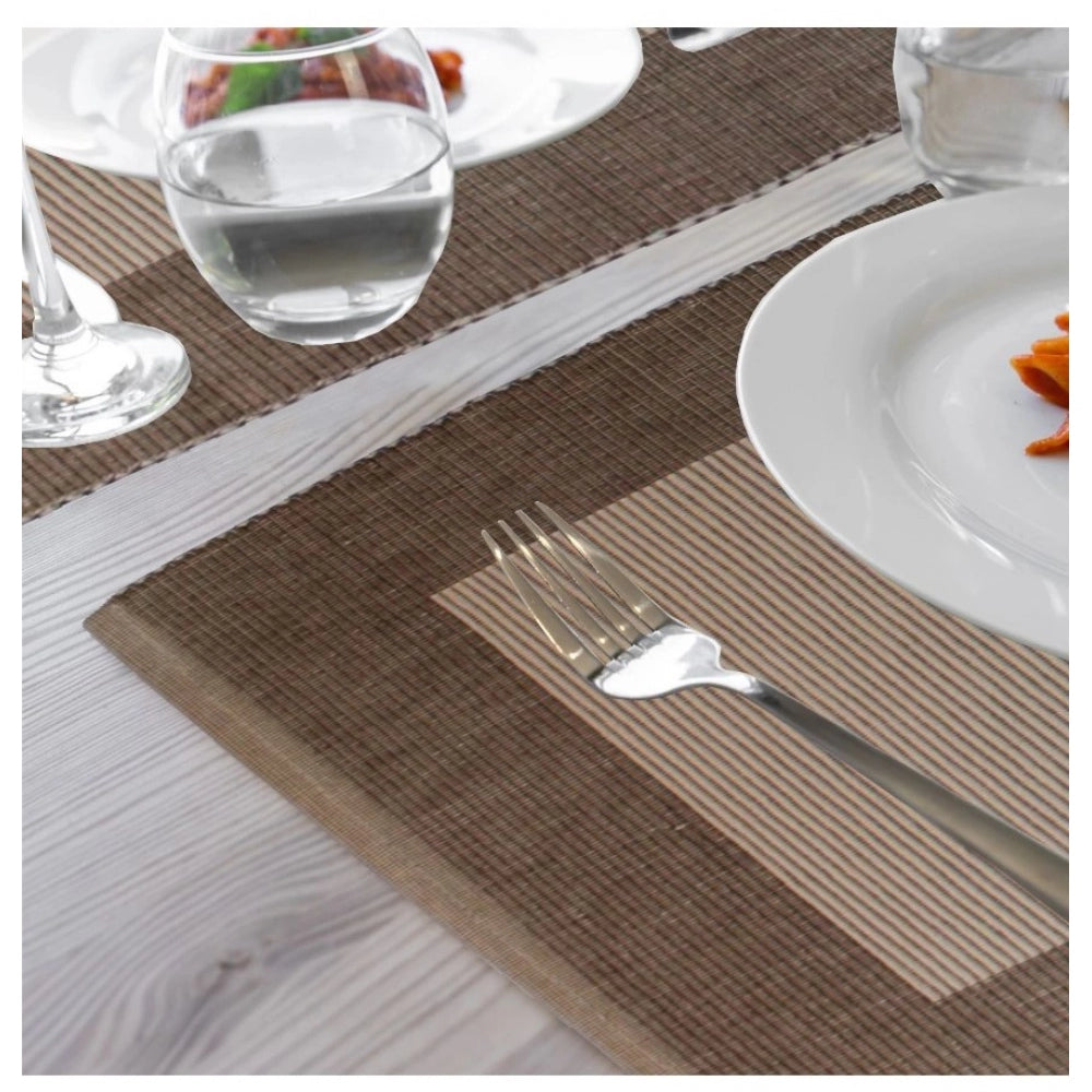 Elegant Ribbed Cotton Place Mats Sets