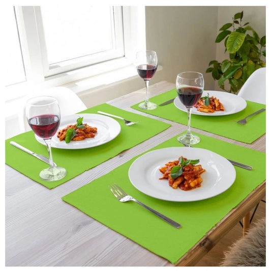 Voguish Solid Cotton Place Mats Sets