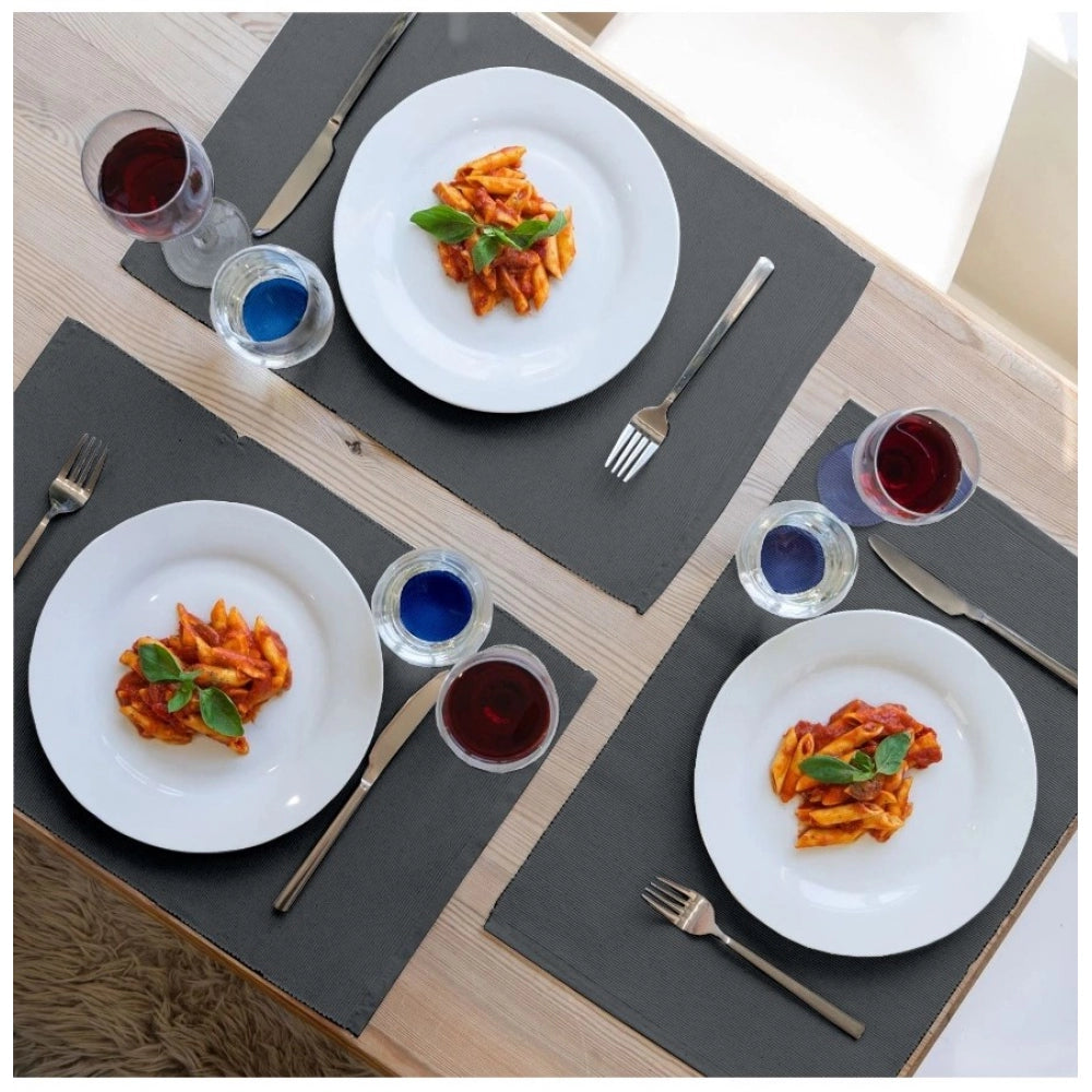 Voguish Solid Cotton Place Mats Sets