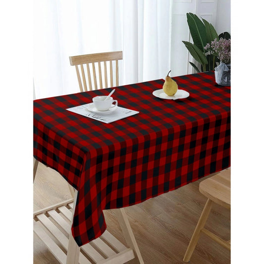 Graceful Checked Cotton Checks Table Cloth