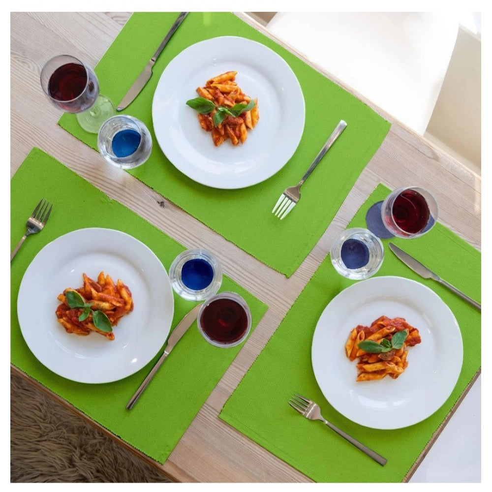 Voguish Solid Cotton Place Mats Sets