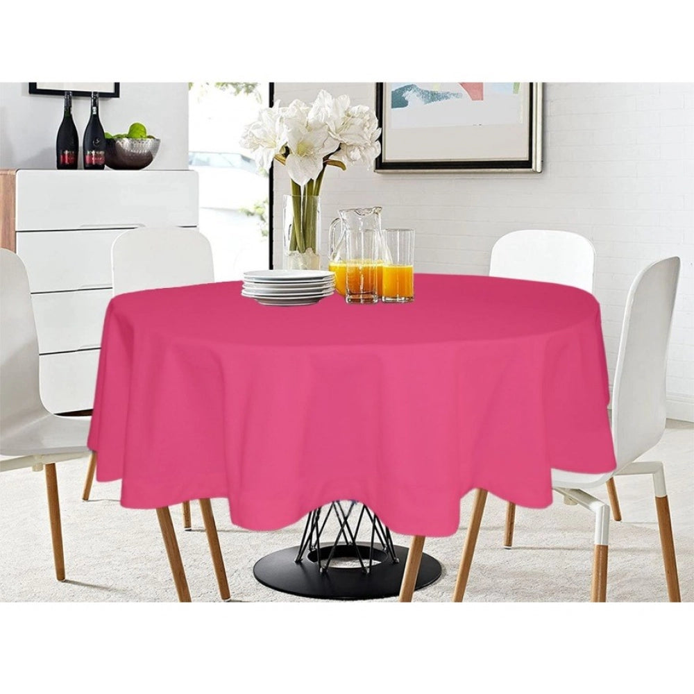 Voguish Solid Cotton Plain Table Cloth