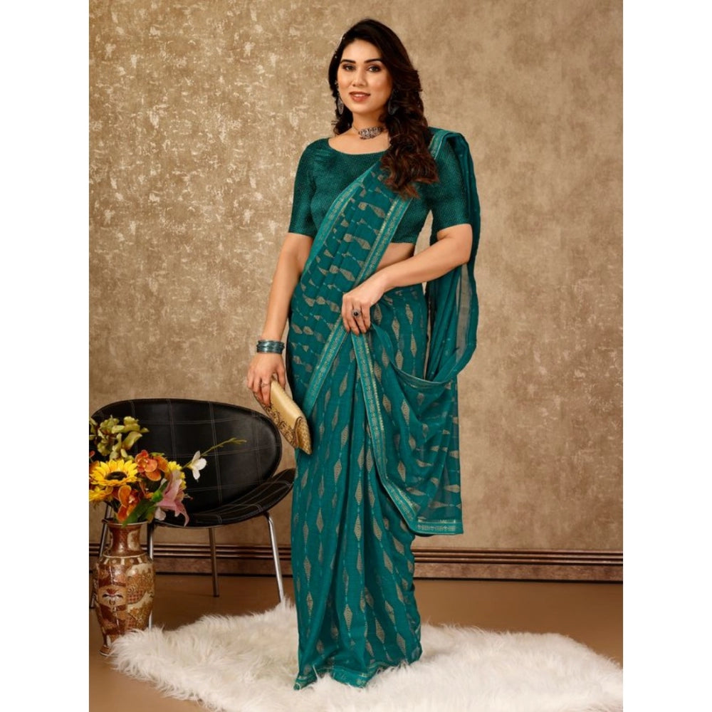 Versatile Zomto Laheriya Saree With Blouse Piece