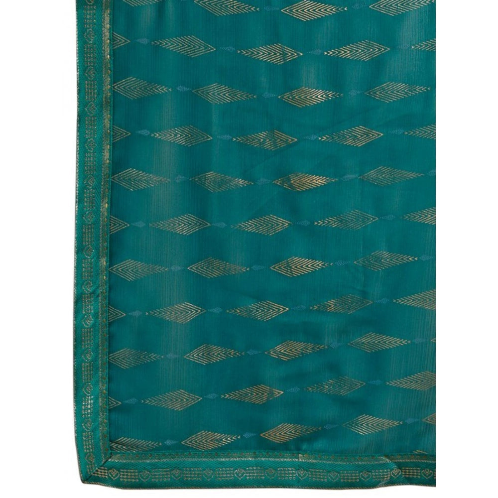 Versatile Zomto Laheriya Saree With Blouse Piece