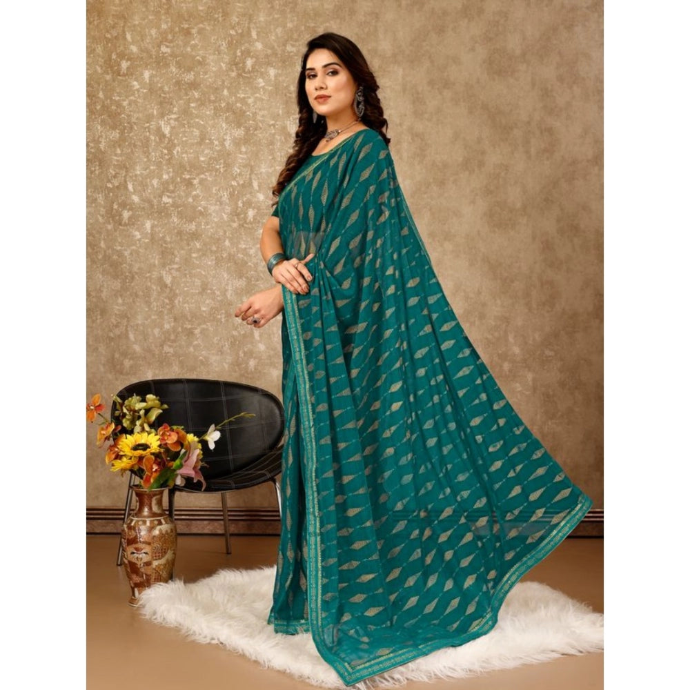 Versatile Zomto Laheriya Saree With Blouse Piece