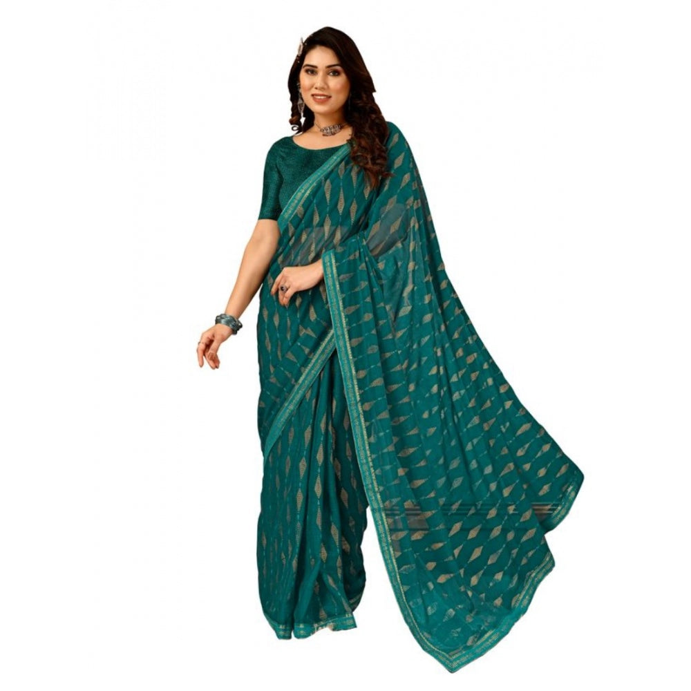 Versatile Zomto Laheriya Saree With Blouse Piece