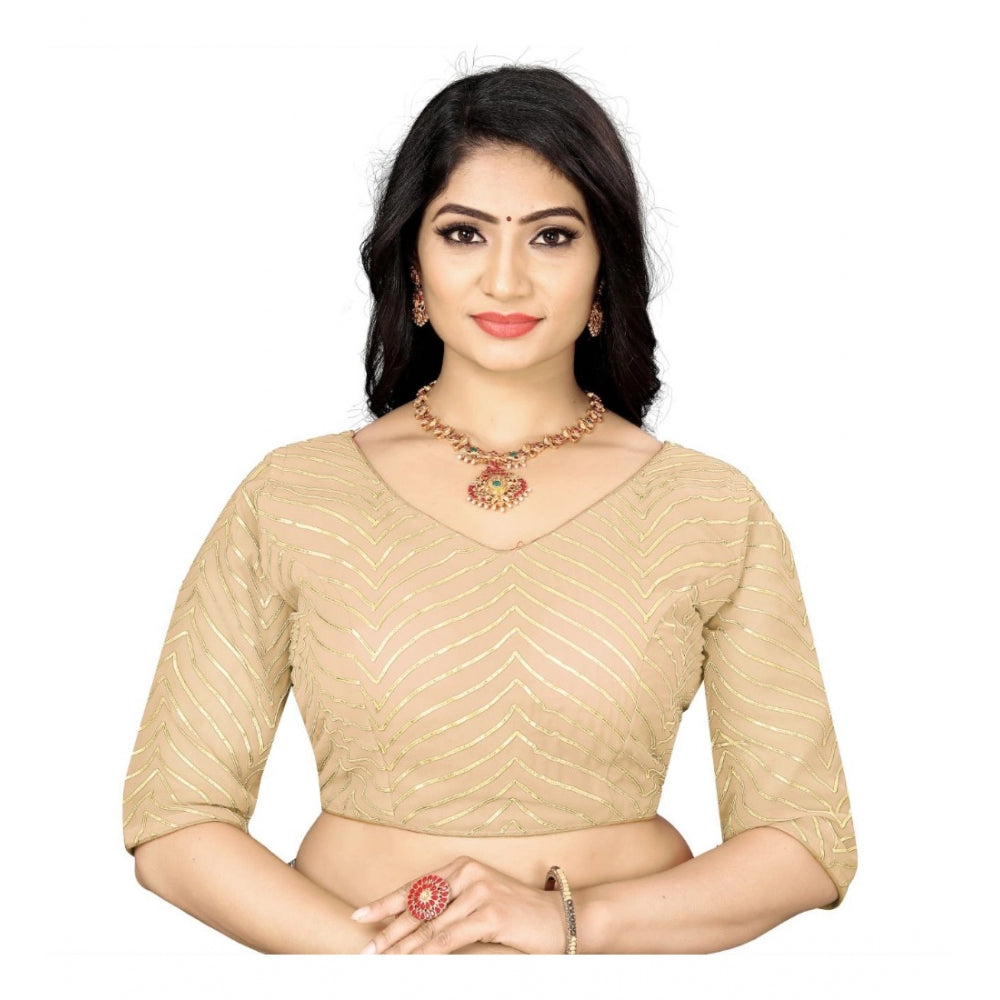 Stunning Georgette Embroidered Readymade Blouse